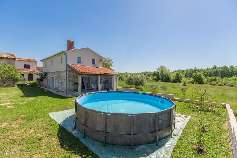 Natural landscape, Garden, Swimming pool