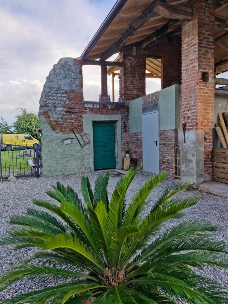 Property building, Garden view