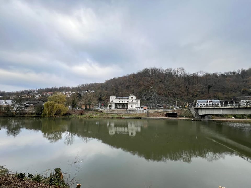 Property building, Natural landscape, River view
