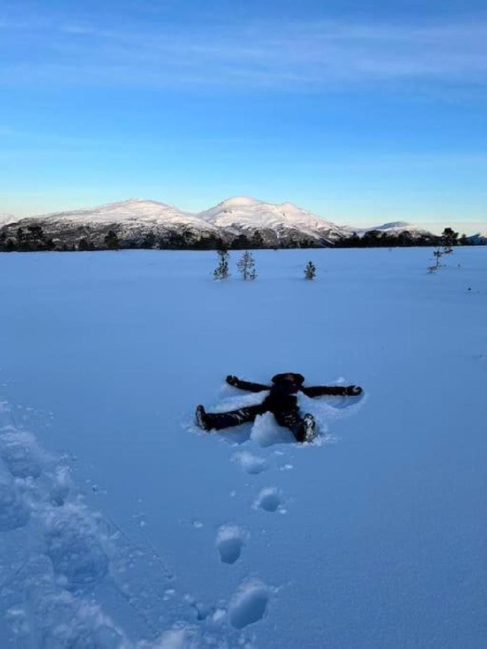 Natural landscape, Winter, Mountain view
