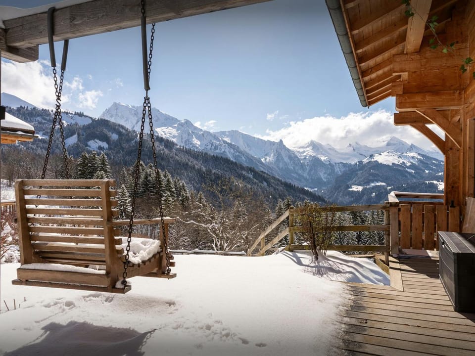 Day, Natural landscape, Winter, View (from property/room), Mountain view