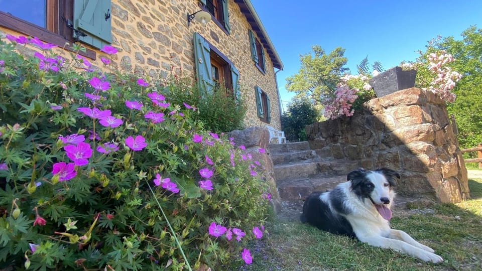 La Grange d'Ardichen vue sur les montagnes - Wifi fibre House in Occitanie