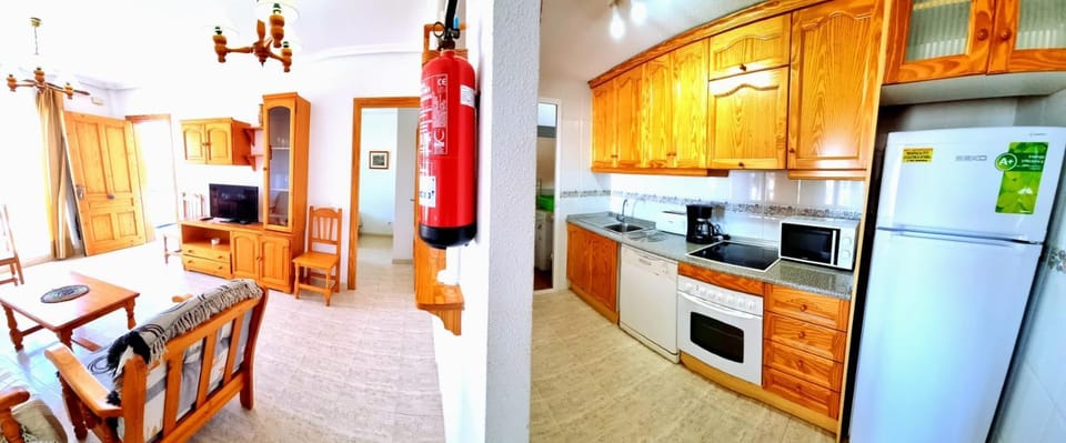 Kitchen or kitchenette, Seating area, Dining area, dishwasher, oven, stove, toaster