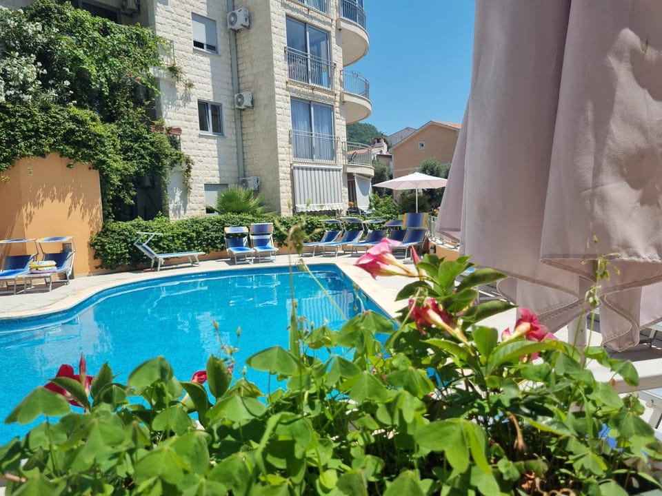 Day, Garden, Garden view, Swimming pool, sunbed