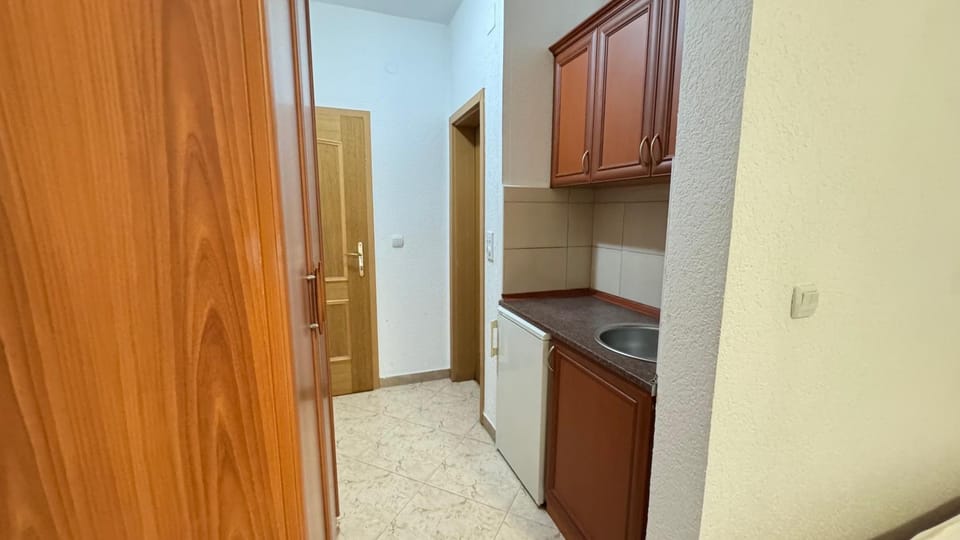 Kitchen or kitchenette, minibar, wardrobe