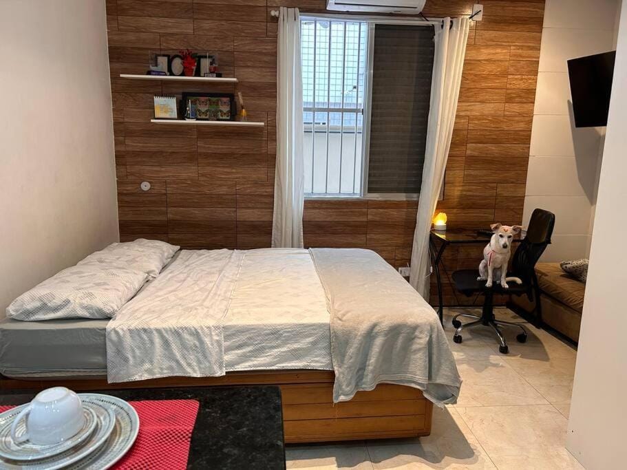 Apartamento no Canto do Forte com ar condicionado Apartment in State of São Paulo