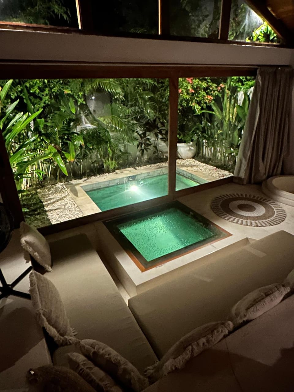 Natural landscape, Garden, Garden view, Pool view, Swimming pool