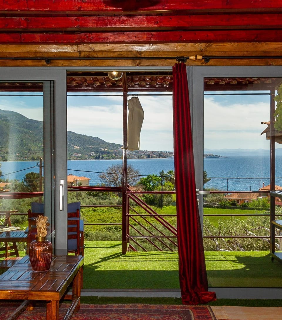 Day, Natural landscape, View (from property/room), Balcony/Terrace, Mountain view, Sea view