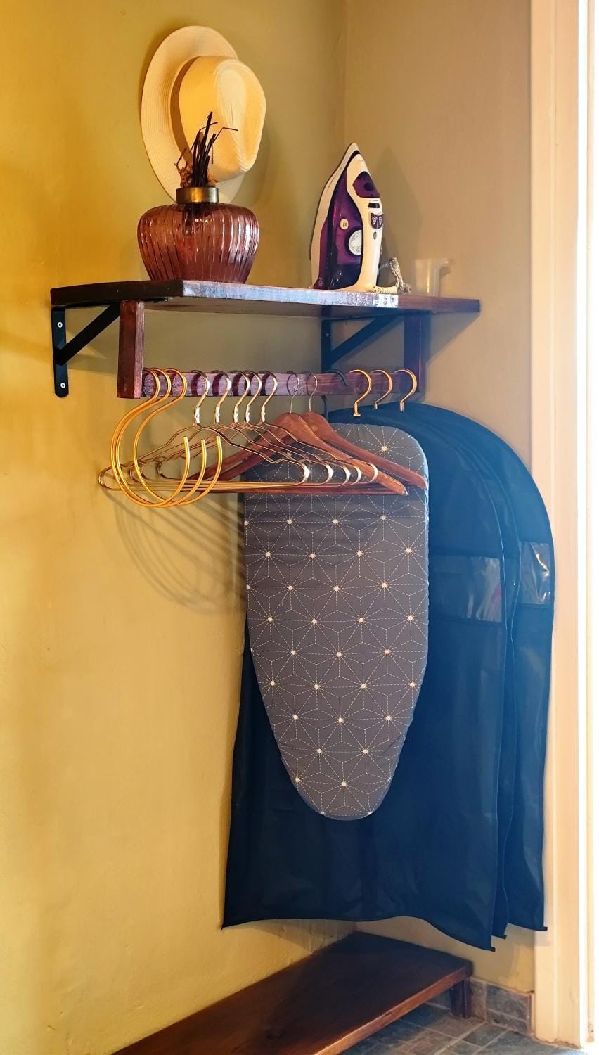flat iron, wardrobe