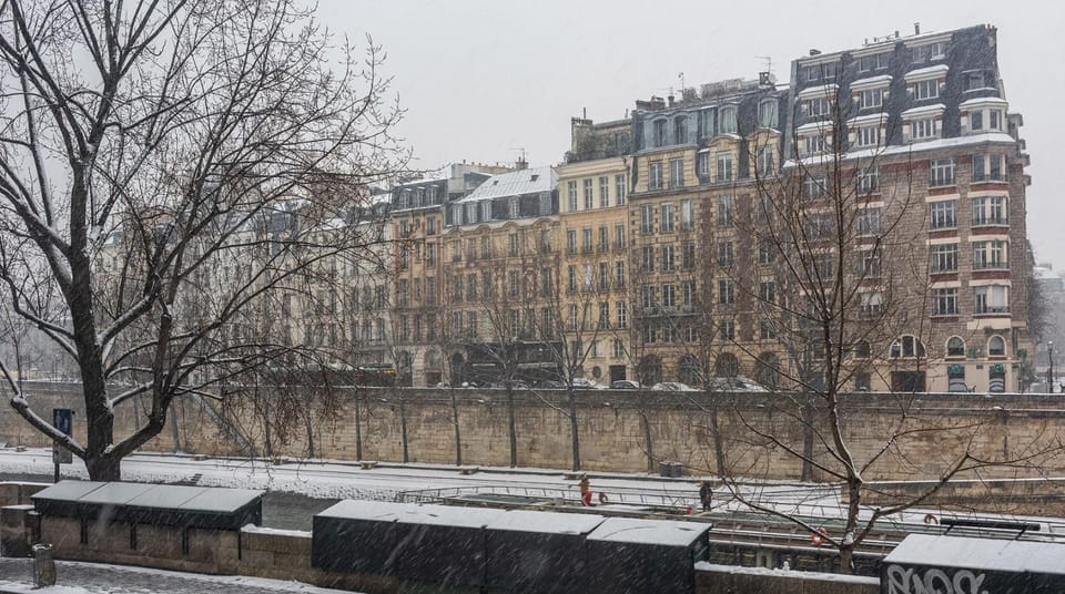 Winter, City view