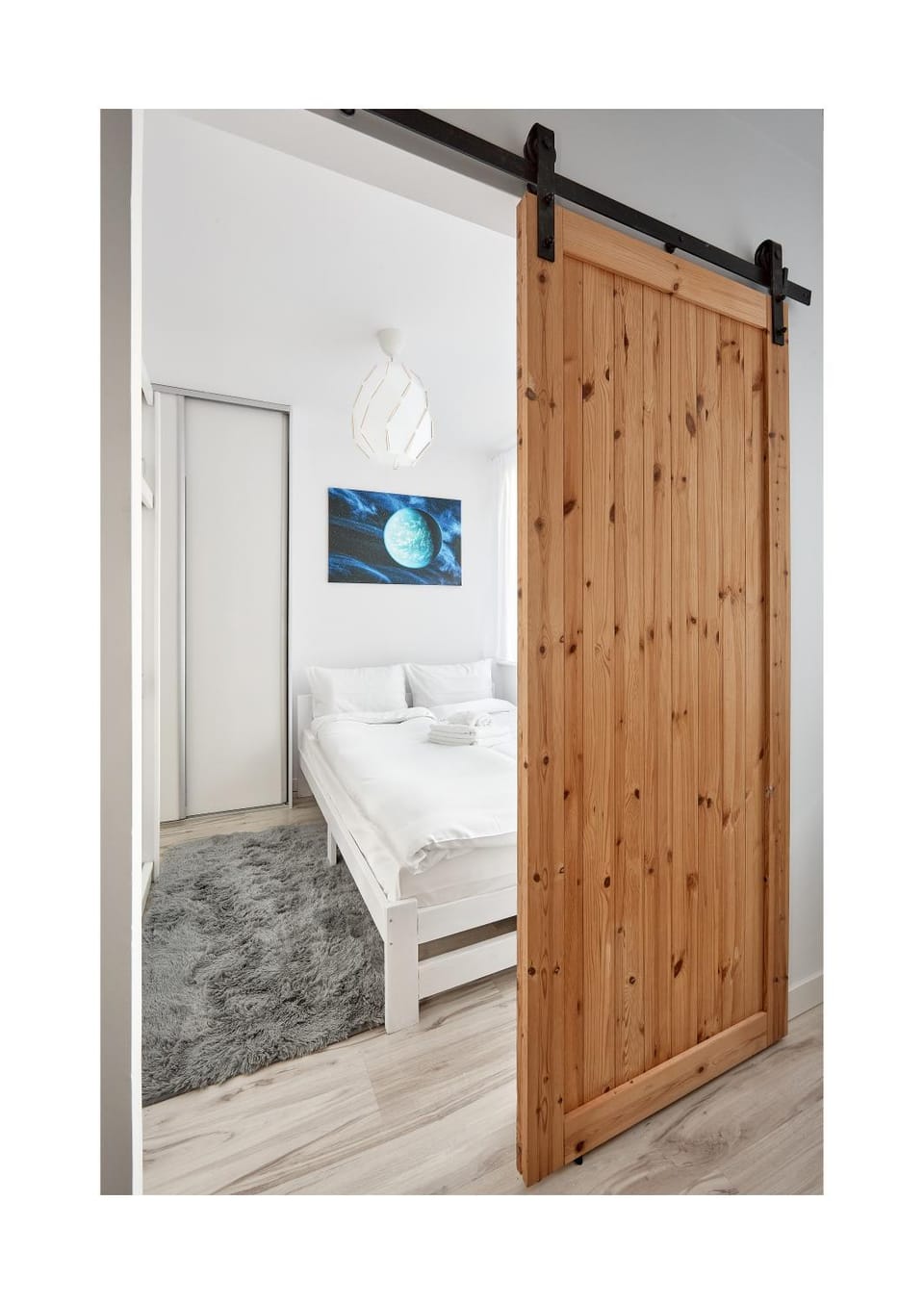 Bed, Photo of the whole room, Bedroom, wardrobe
