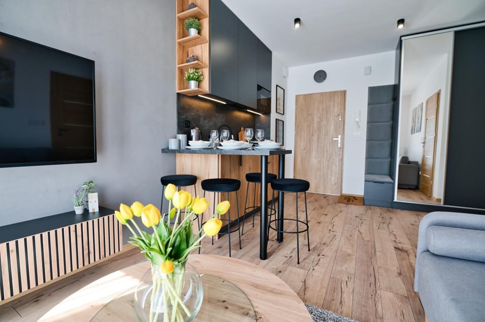 TV and multimedia, Kitchen or kitchenette, Living room, Seating area, Dining area