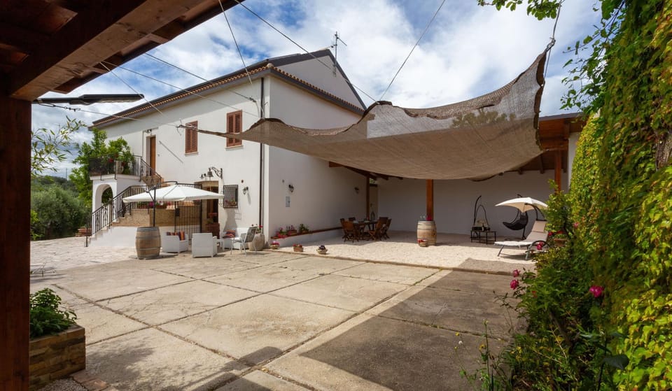 Property building, Patio, Day, Garden view
