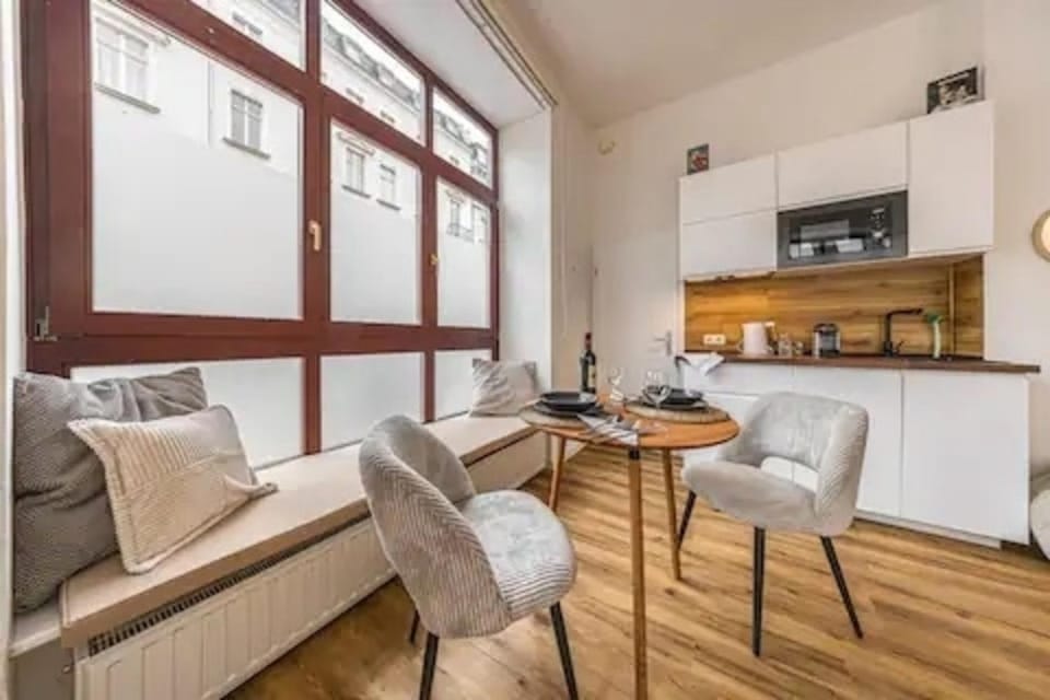 Design Studio zentral Küche parknah Apartment in Leipzig
