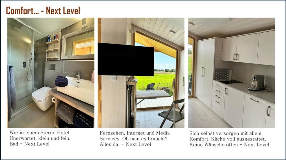 102 Tiny House in erster Reihe mit Kamin & Blick ins Grüne House in Mecklenburg-Vorpommern, Germany