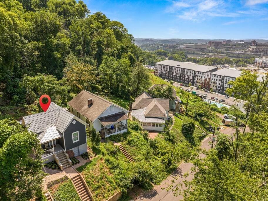 Property building, Neighbourhood, Bird's eye view