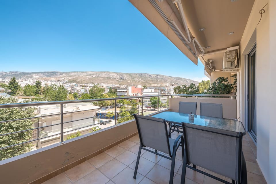 Property building, Day, Natural landscape, View (from property/room), Balcony/Terrace, Mountain view