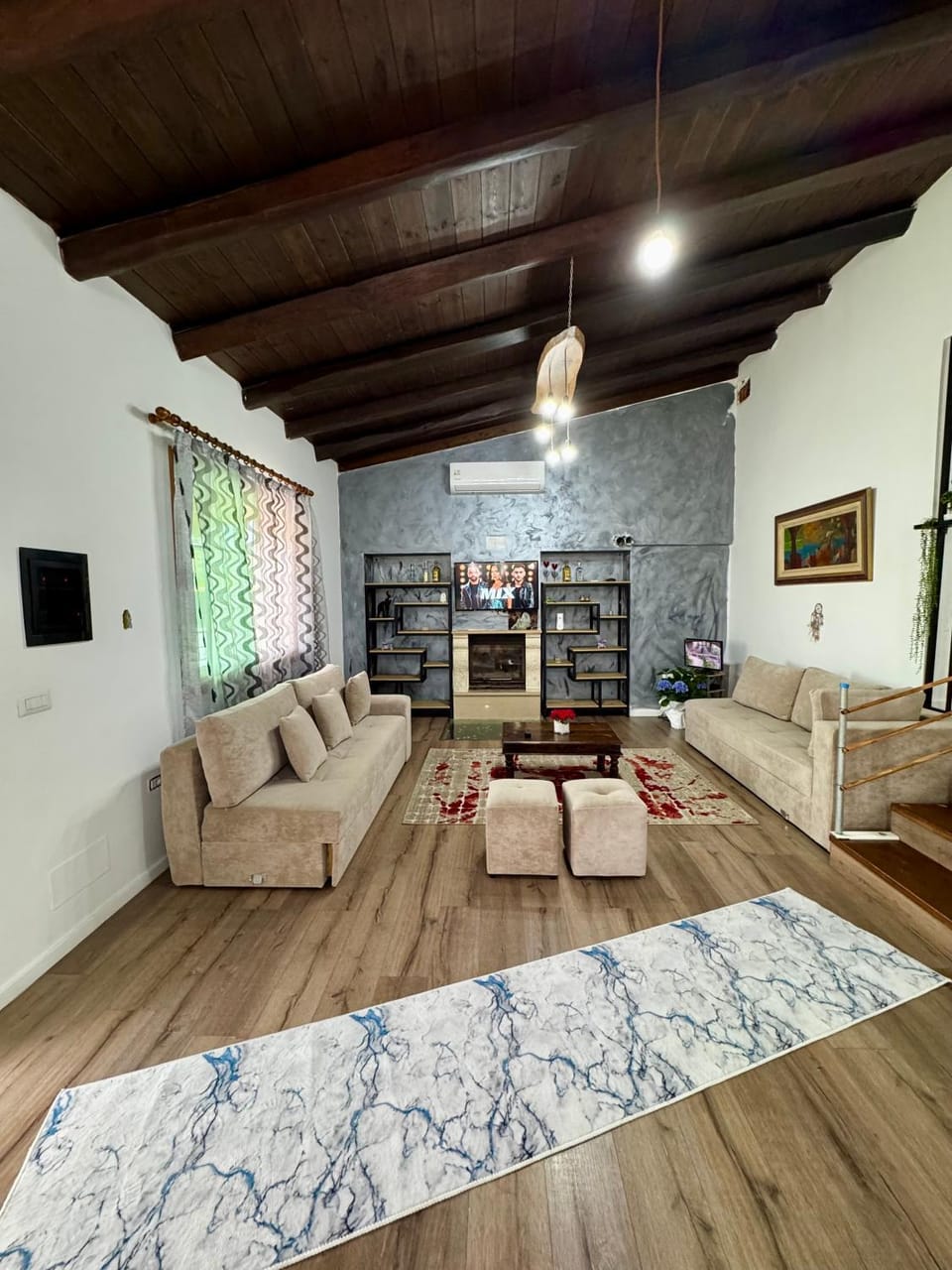 Property building, View (from property/room), Living room, Seating area