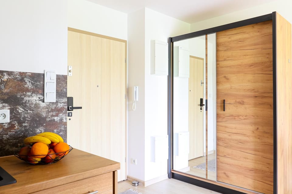 Kitchen or kitchenette, wardrobe