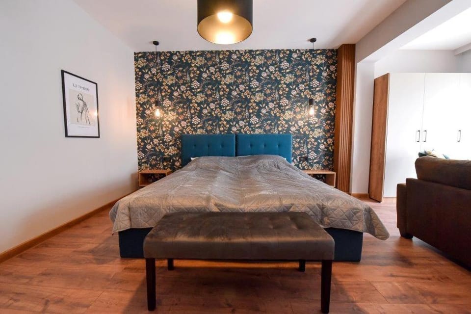 Bed, Living room, Photo of the whole room, Seating area, Bedroom