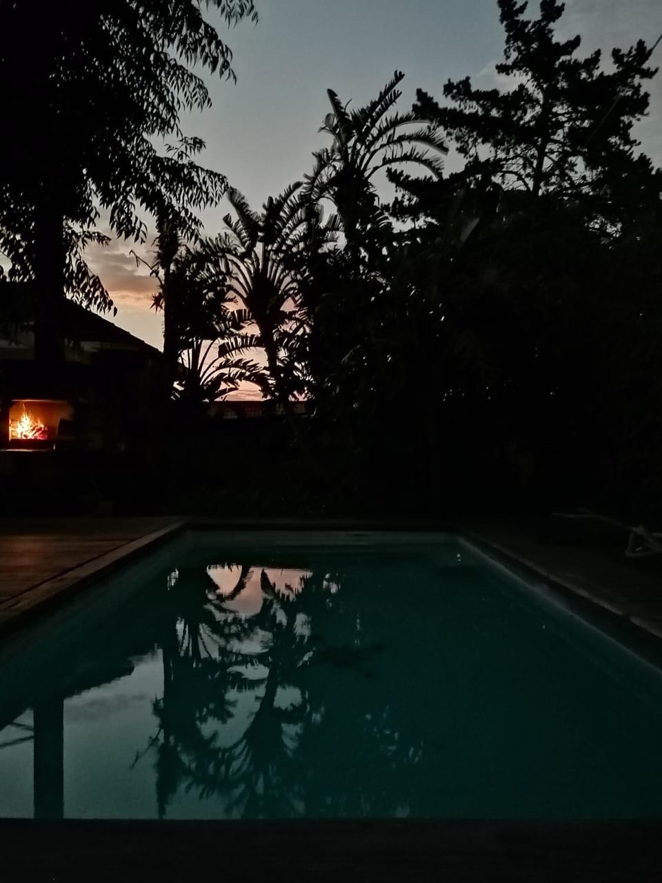 Night, BBQ facilities, Garden, Garden view, Swimming pool