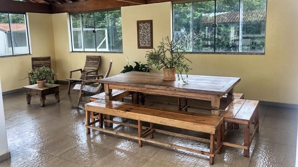BBQ facilities, Seating area