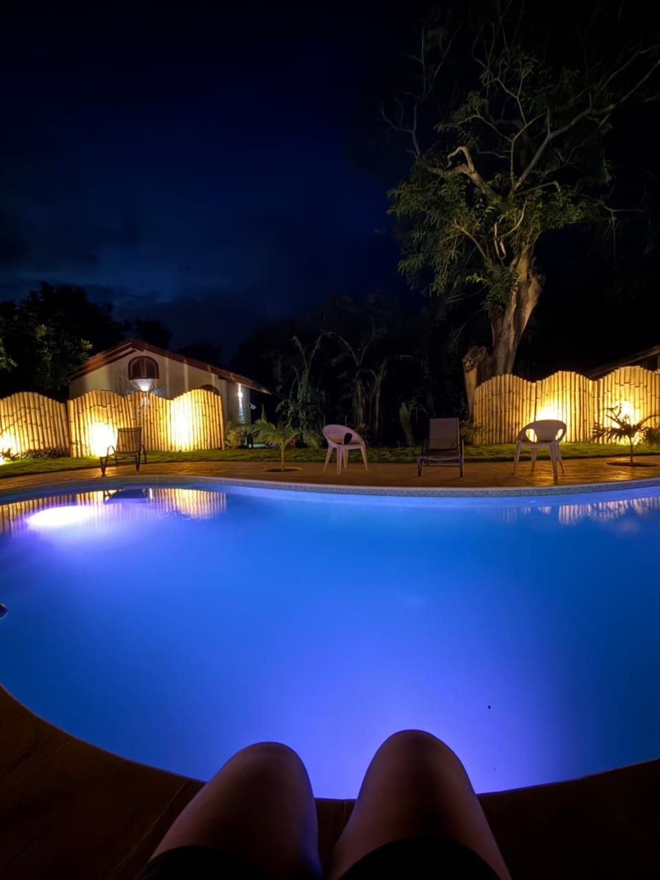 Night, Swimming pool