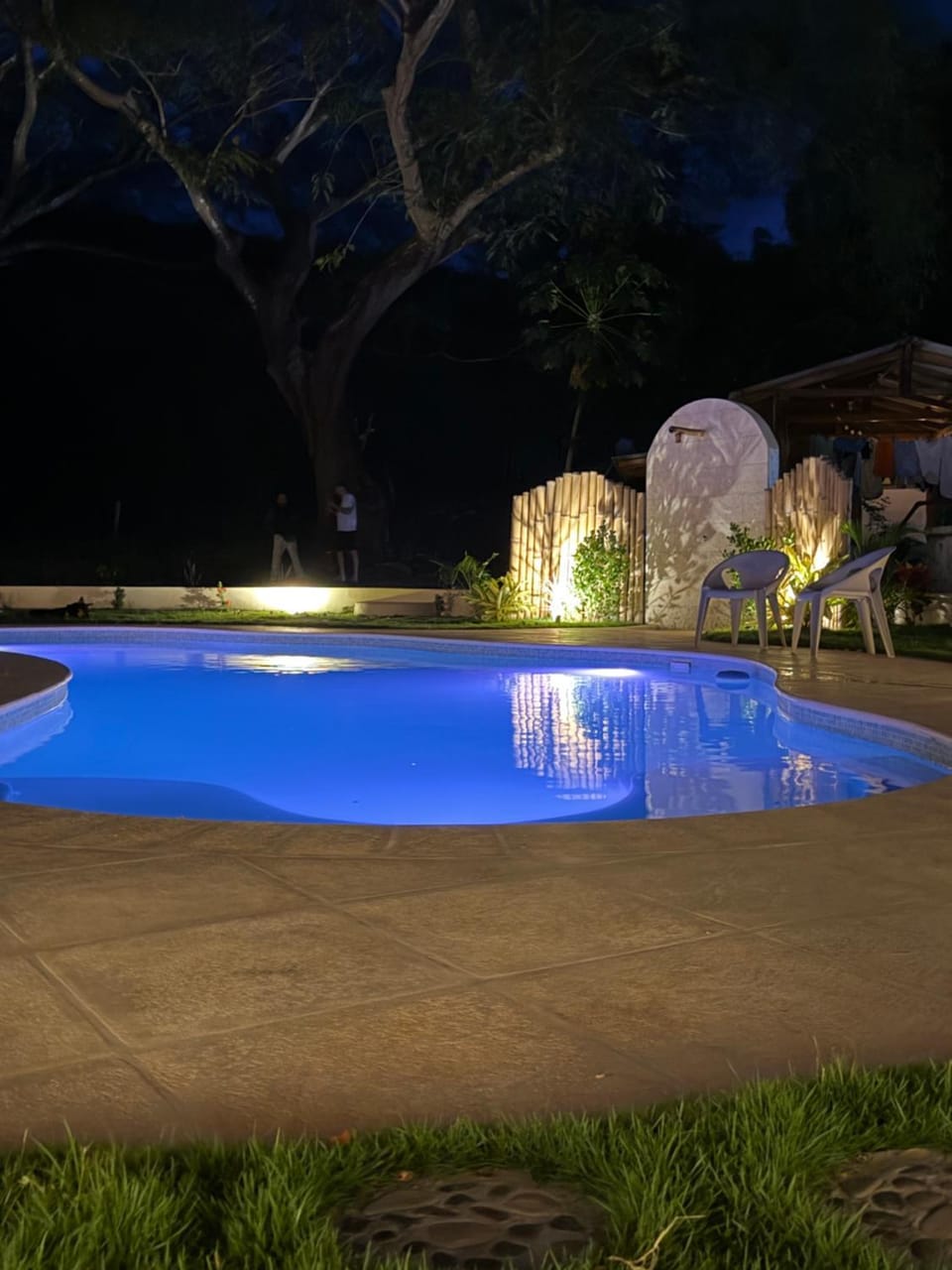 Night, Pool view