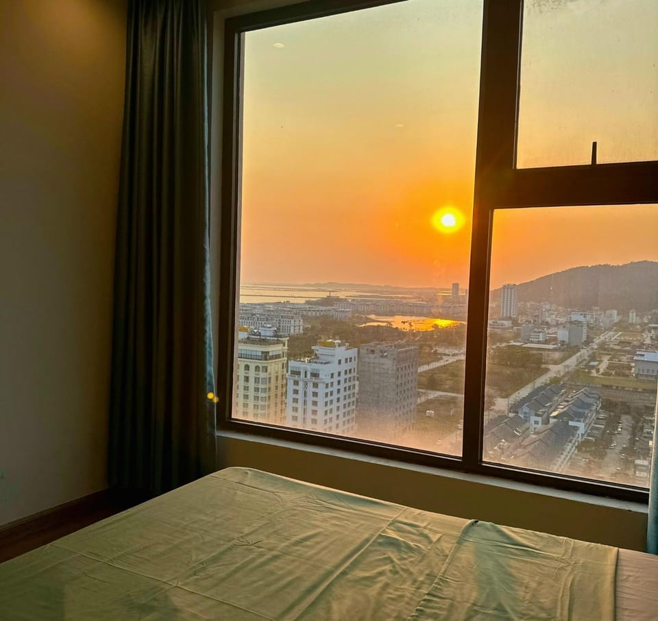 Bedroom, Sea view, Sunset