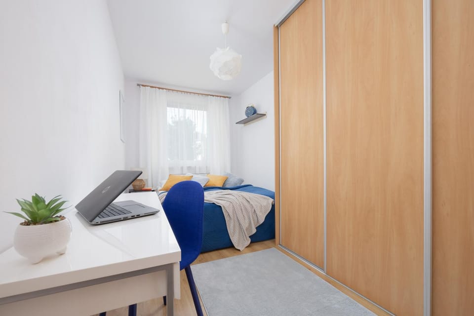 Bed, Photo of the whole room, Bedroom, wardrobe