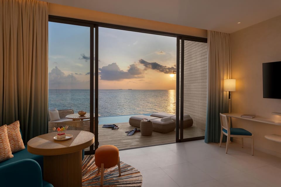 Seating area, Sea view