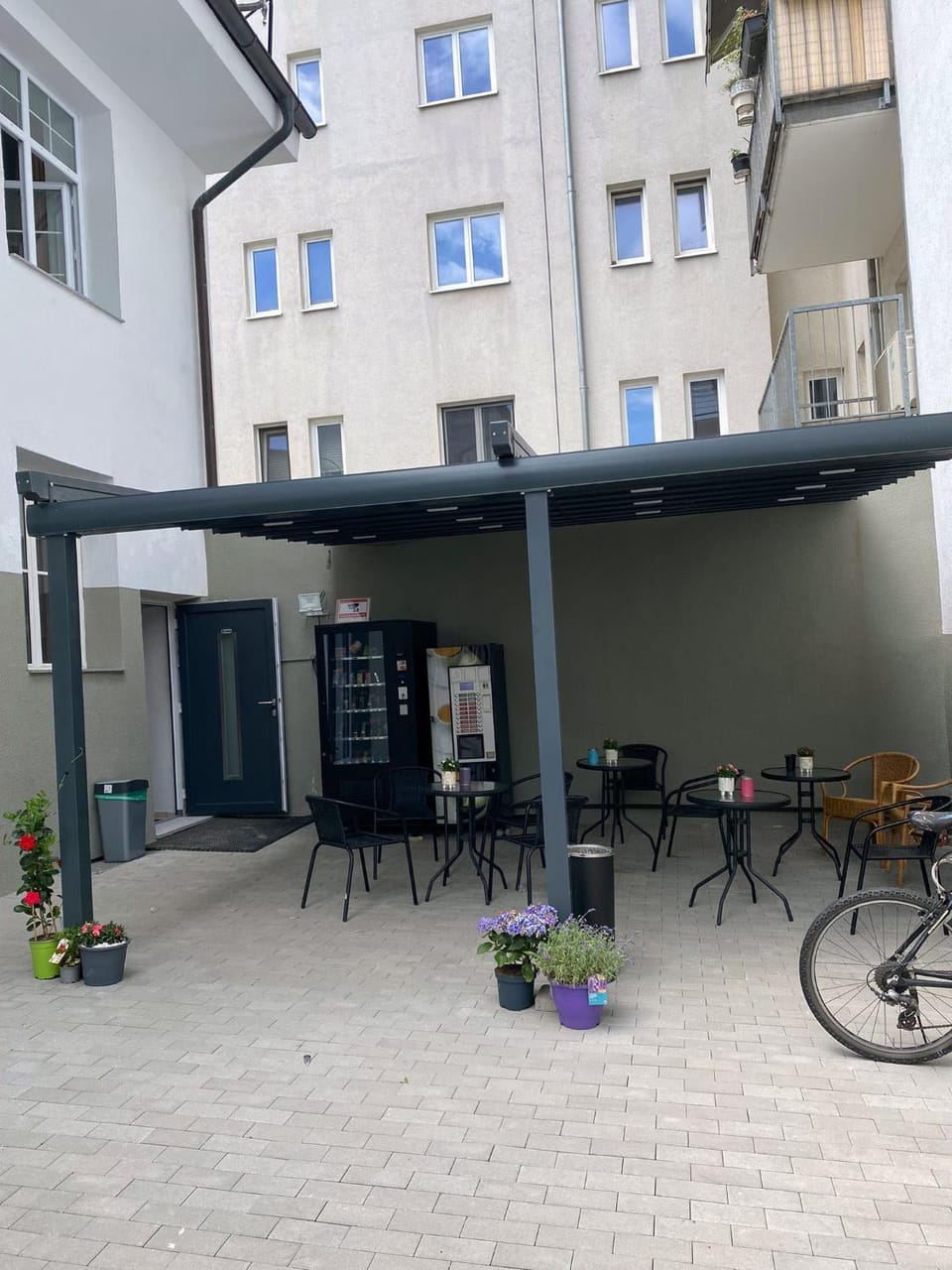 Property building, Patio