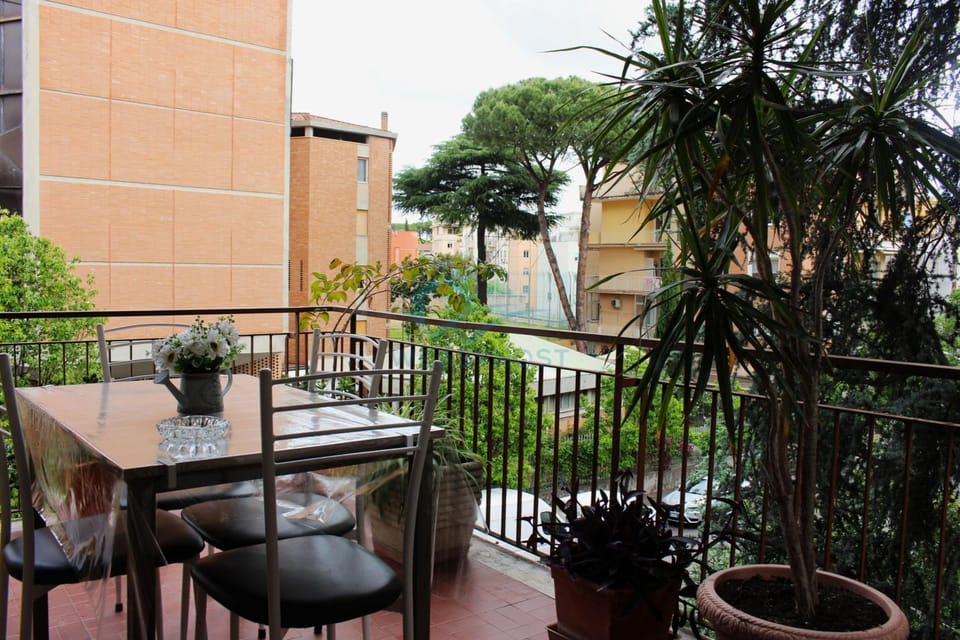 Property building, Day, View (from property/room), Balcony/Terrace, Dining area