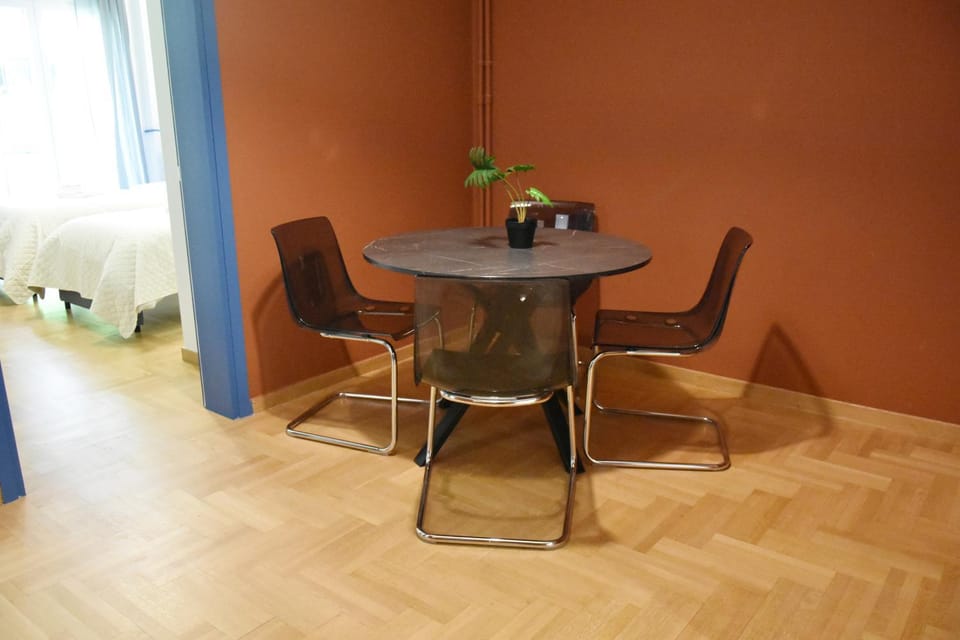 Living room, Seating area, Dining area