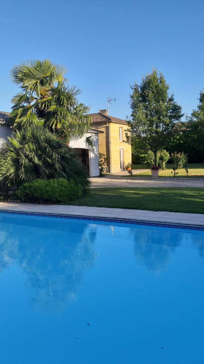 Property building, Garden, Pool view, Swimming pool