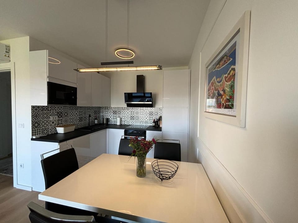 Kitchen or kitchenette, Dining area, oven, stove