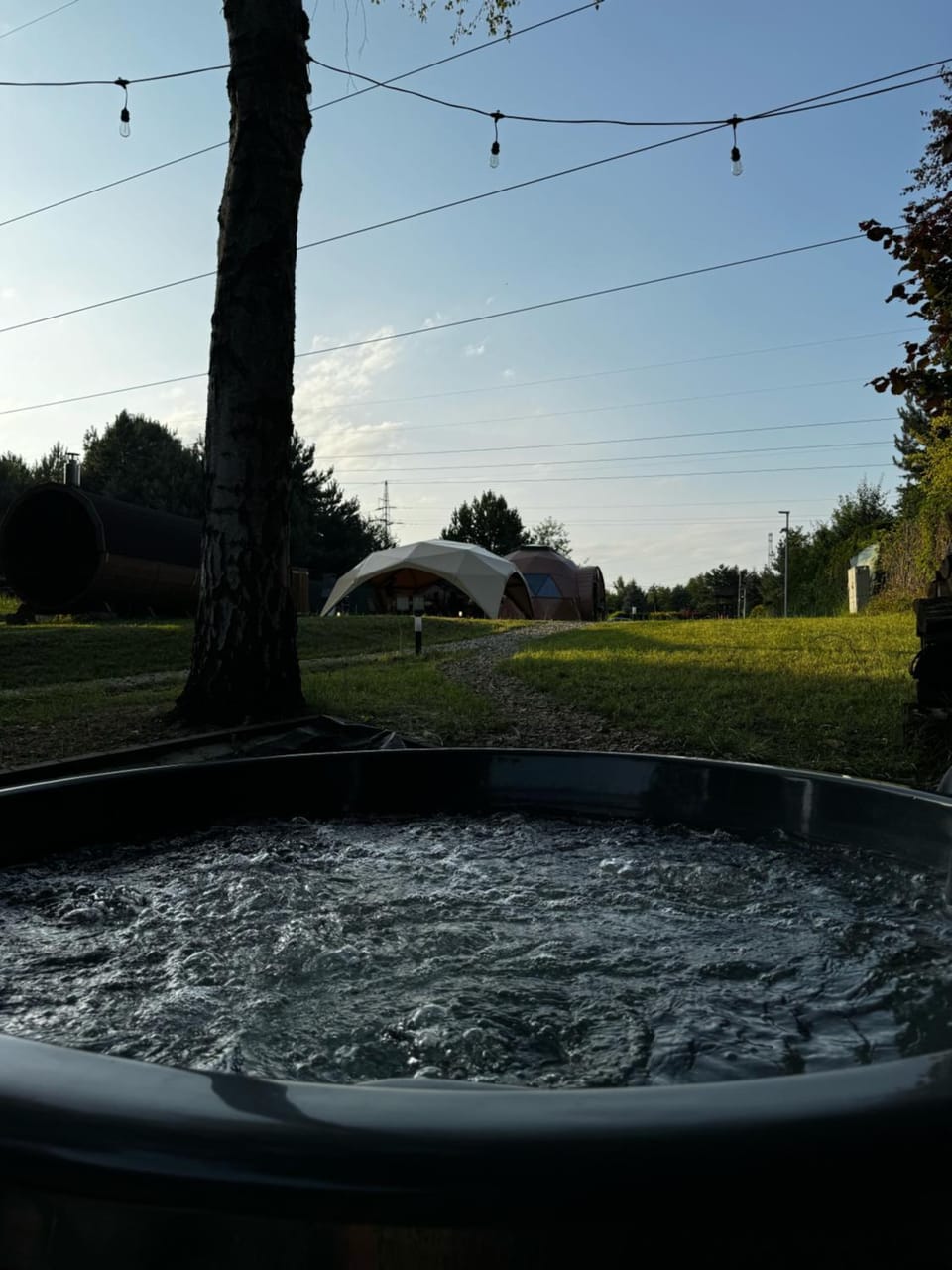 Natural landscape, Hot Tub, Hot Tub, Garden view