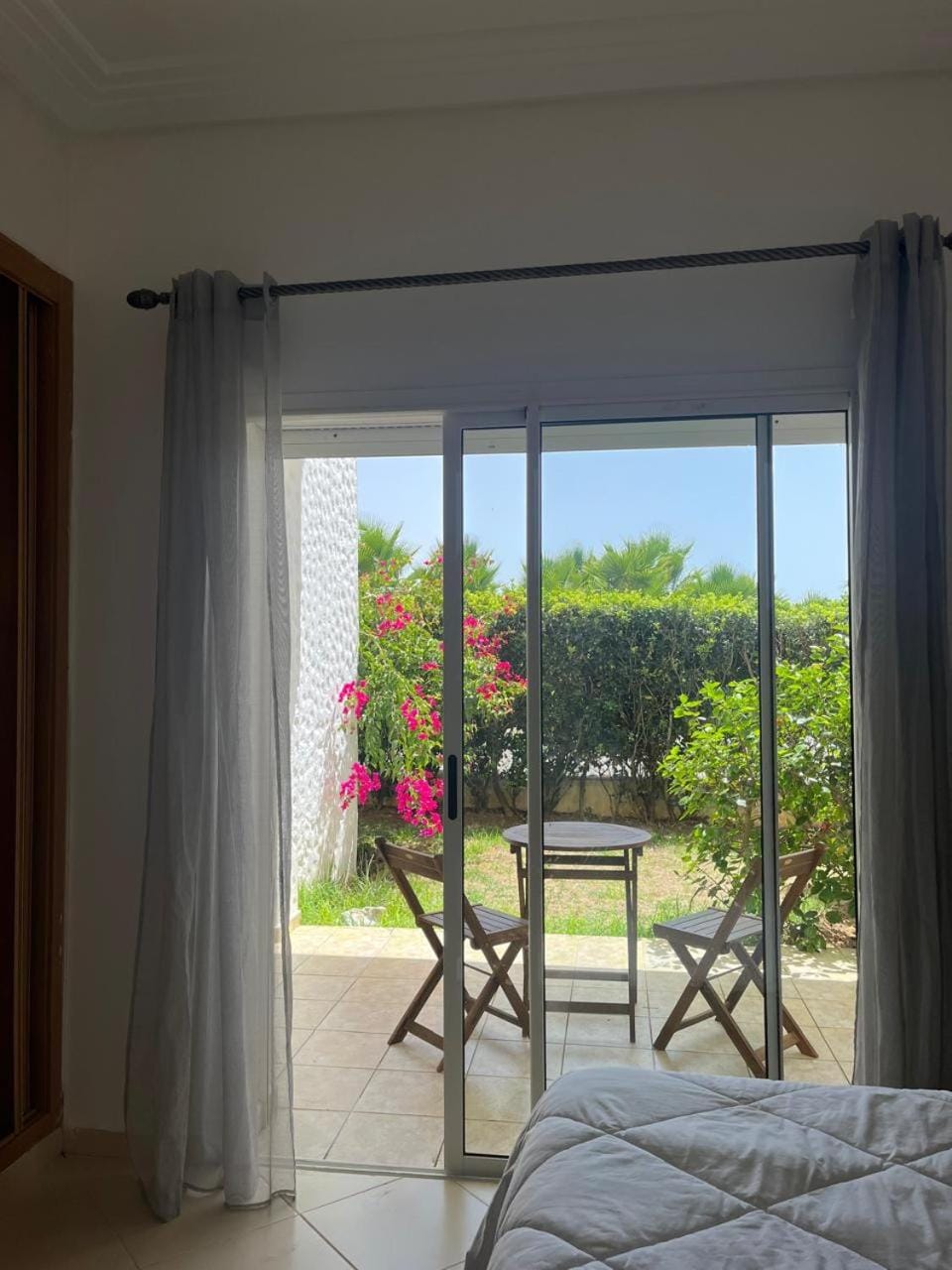 Day, Garden, Bedroom, Garden view
