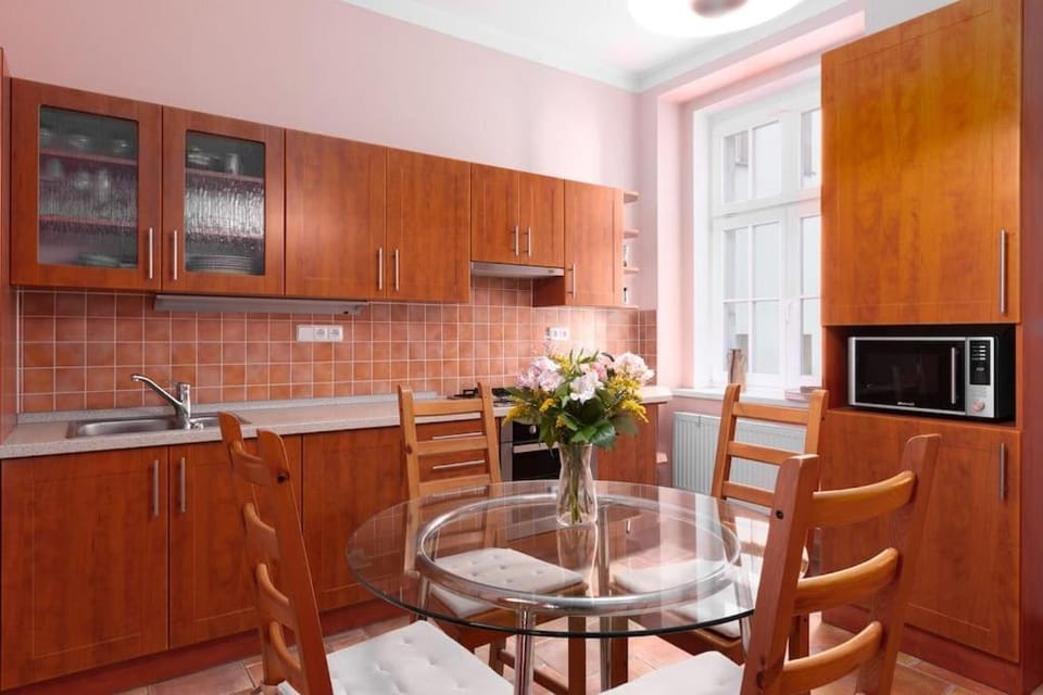 Kitchen or kitchenette, Dining area, oven, stove
