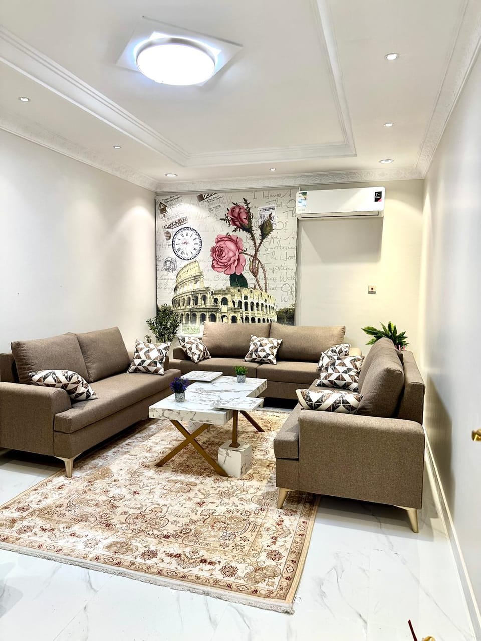 شقه غرفتين وصالة رقم 6 باثاث مودرن ودخول ذاتي Apartment in Riyadh