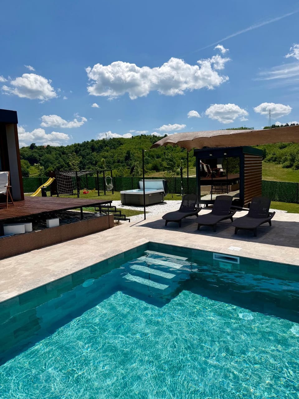 Day, Pool view, Swimming pool, sunbed
