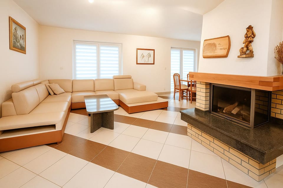 Living room, Seating area, fireplace