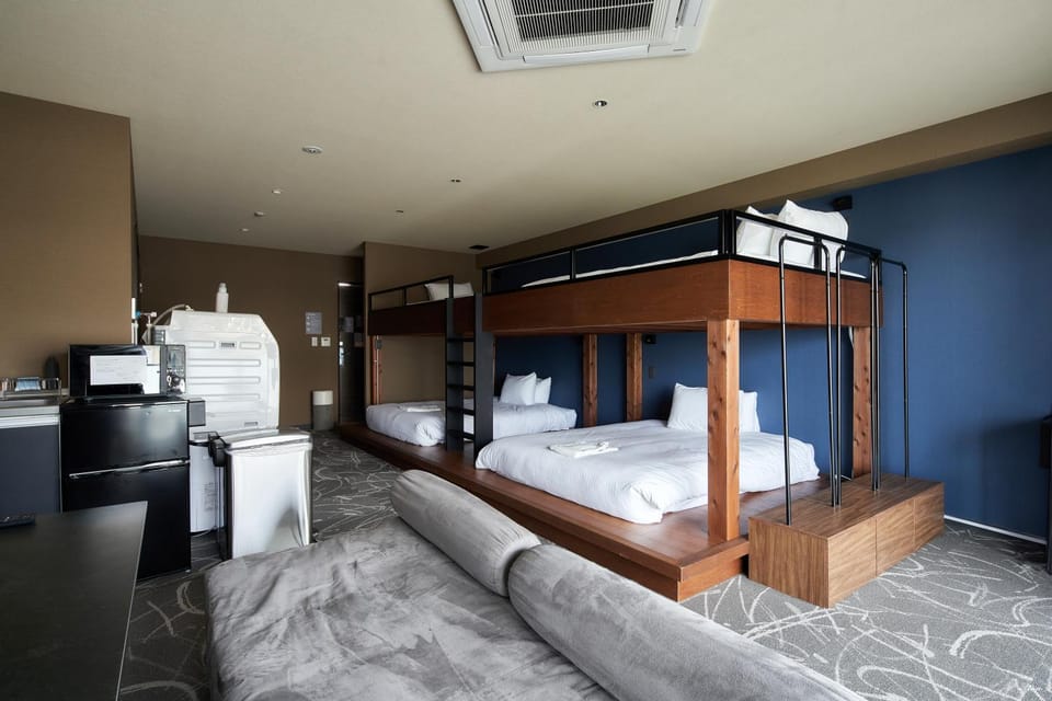 Photo of the whole room, Bedroom, bunk bed