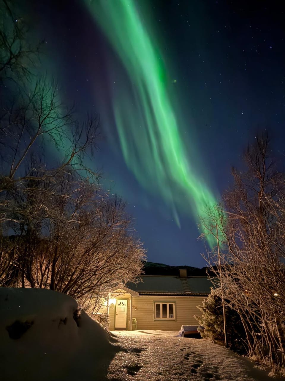 Night, Winter, View (from property/room), Mountain view