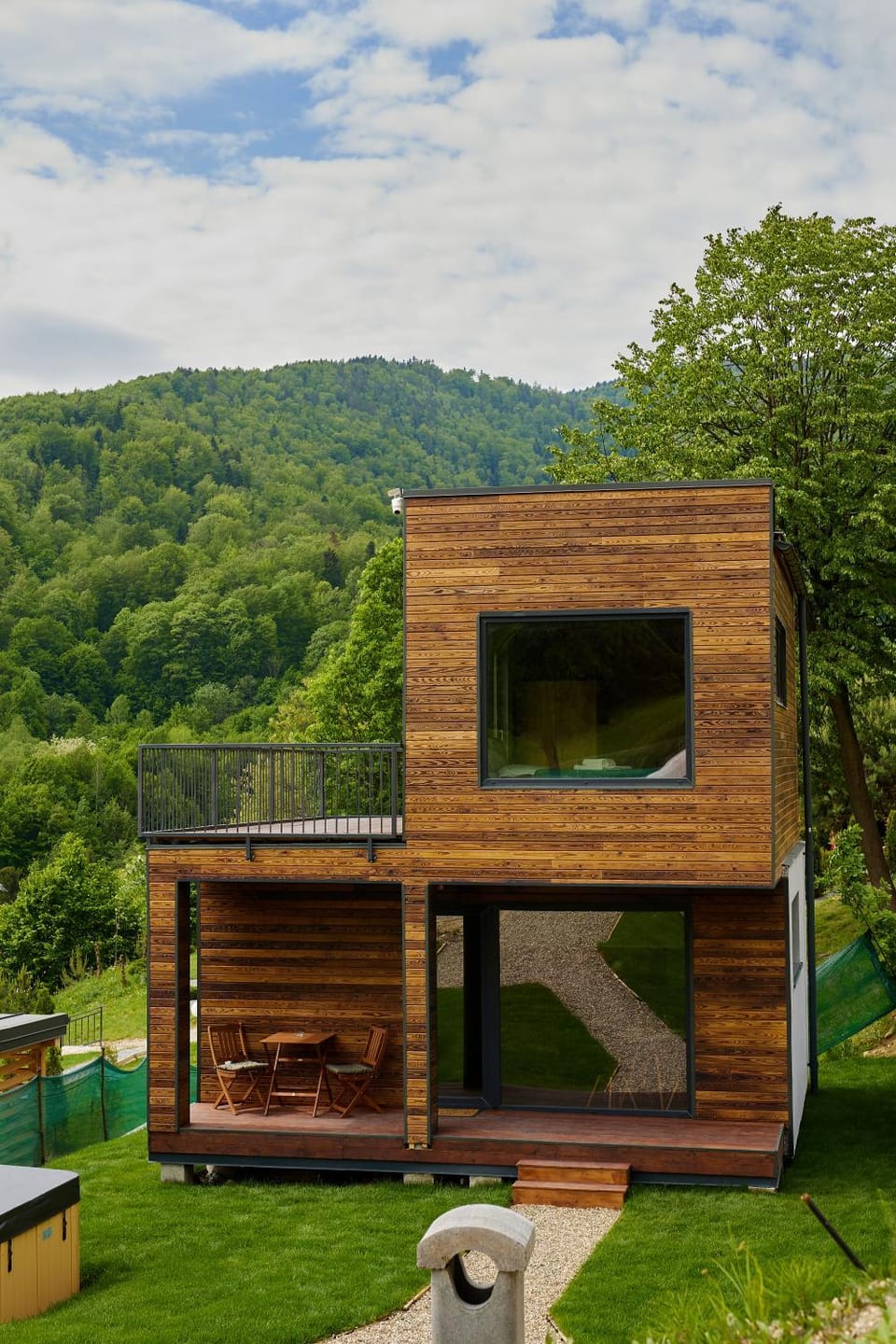 Property building, Natural landscape, Mountain view
