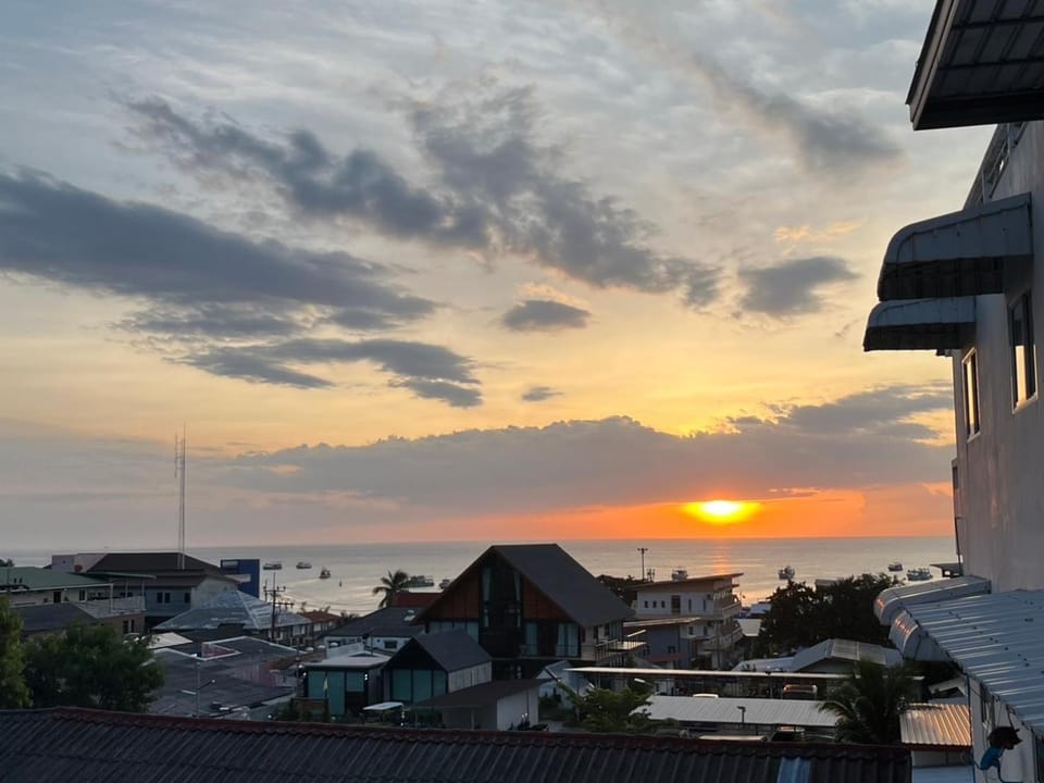 Natural landscape, Sea view, Sunset