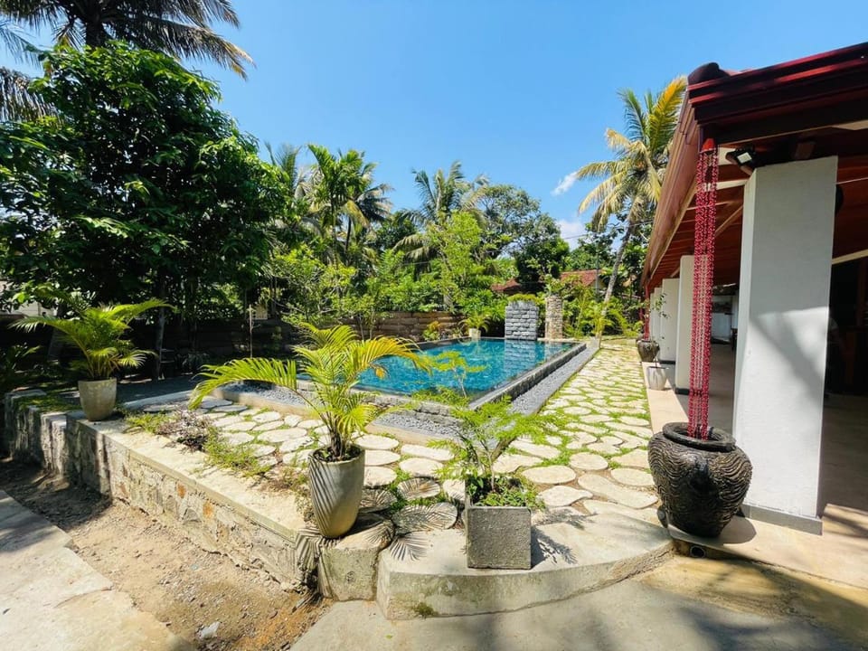 Property building, Garden, Pool view
