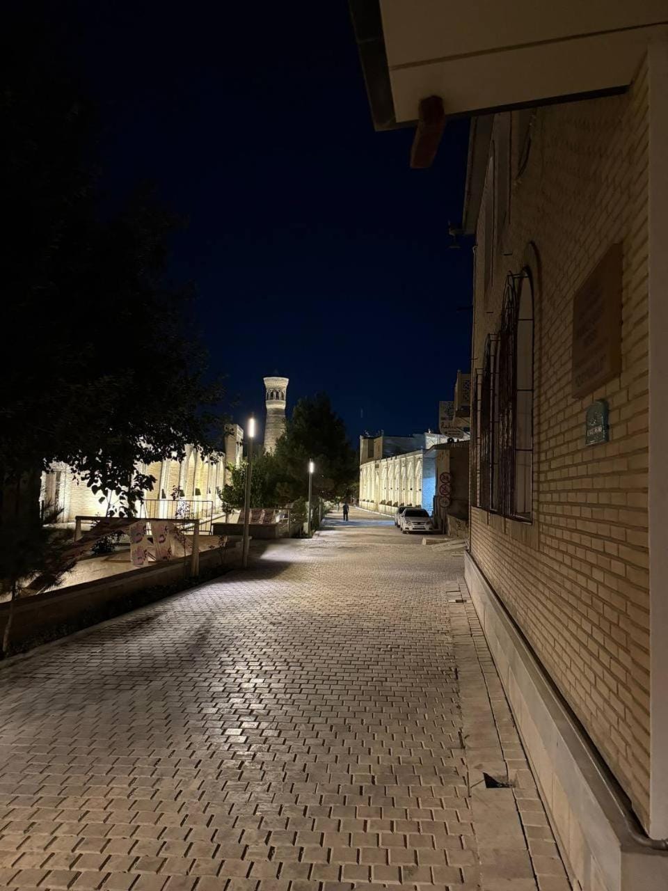 Property building, Night, Street view, Parking