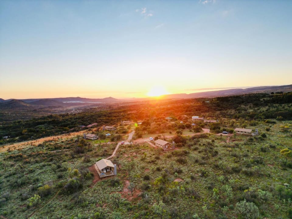 Natural landscape, Bird's eye view, Mountain view, Sunset
