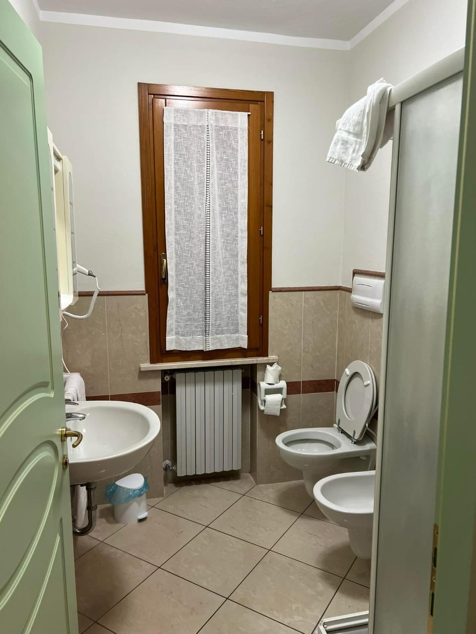 Shower, Toilet, Bathroom, bidet, towels
